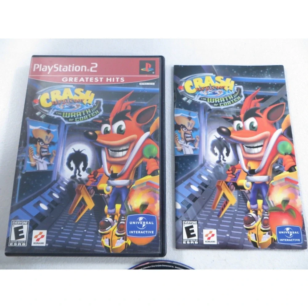 Crash Banicoot The Wrath Of Cortex Sony Playstation 2 PS2 2002 CIB W/ Reg TESTED